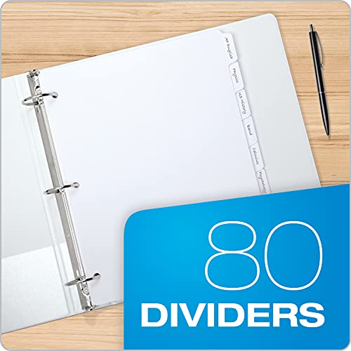 Oxford Binder Dividers for 3 Ring Binders, 10 Pack, Set