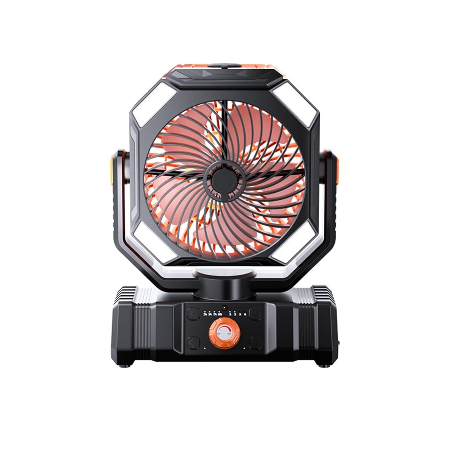Outdoor camping rechargeable fan fishing small dormitory refrigeration USB cooling portable long battery life shaking head