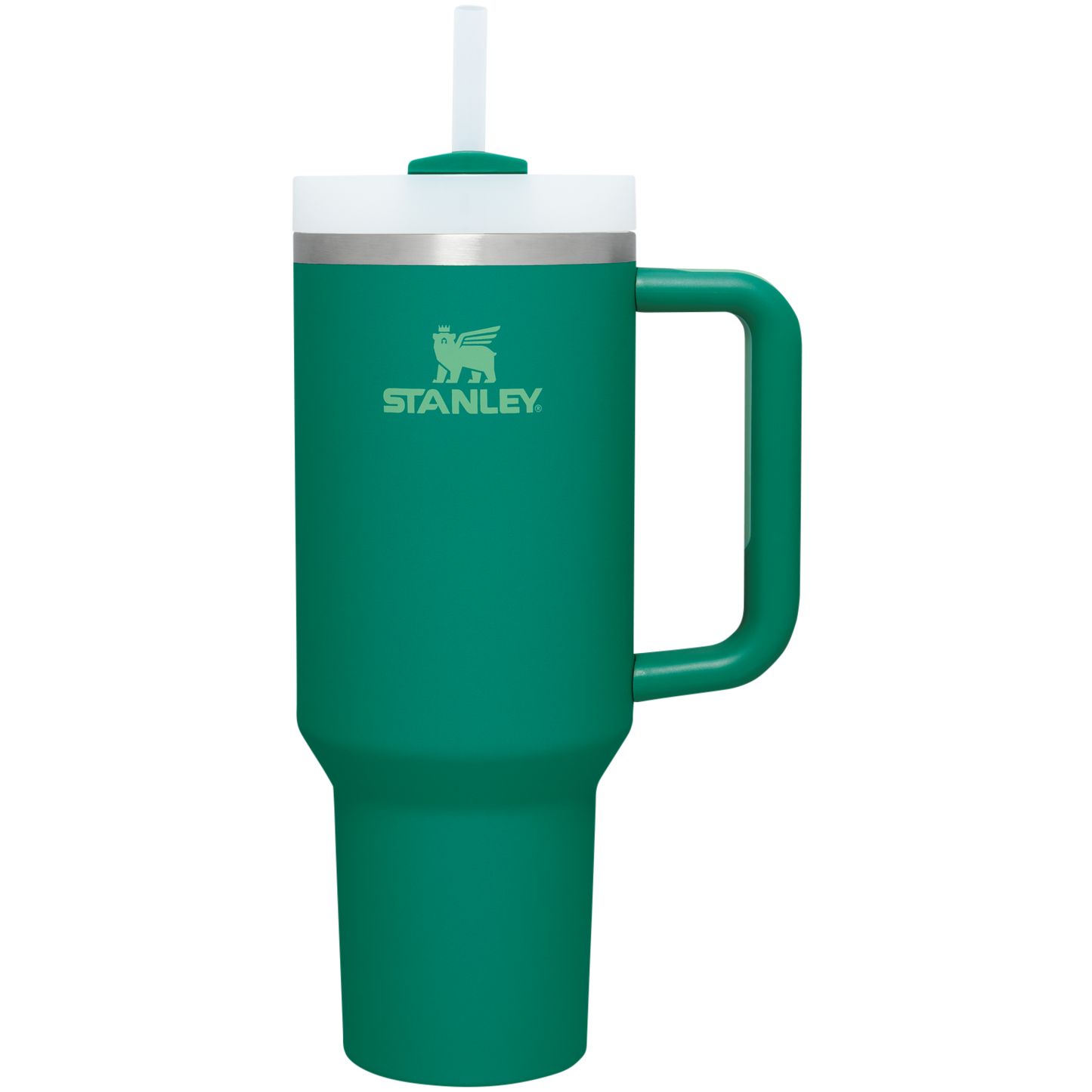 Splash-Resistant FlowState The Quencher H2.0 Flowstate Tumbler | Stanley Create D332L - Double-Wall Vacuum Insulated Travel Tumbler with Straw Detail
