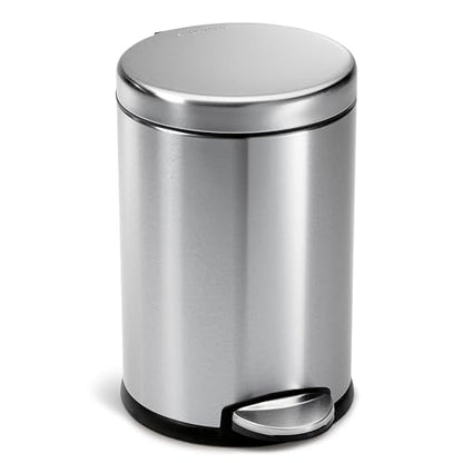 upgraded simplehuman Round Step Can, 4.5L / 1.2 Gallon Collection