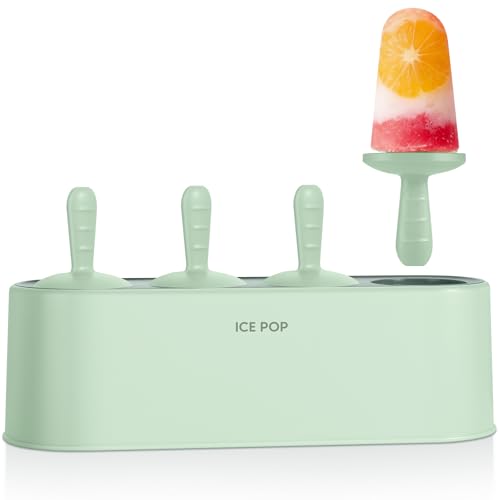 Popsicle Mold Set 4 Pieces Homemade Silicone Popsicle Maker