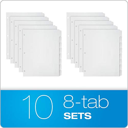 Oxford Binder Dividers for 3 Ring Binders, 10 Pack, Set