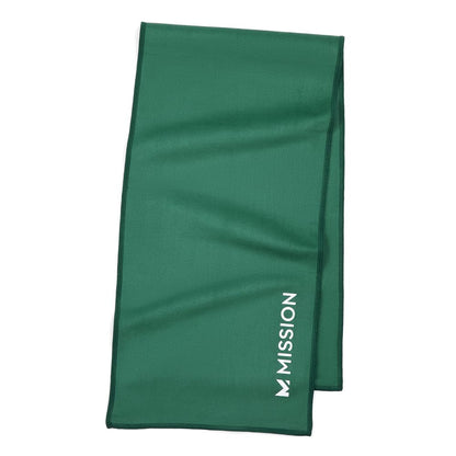 MISSION On-The-Go Cooling Towel, Blue - Soft, Lightweight Fabric - Cools Up to 2 Hours - UPF 50 Sun Protection - Machine Washable