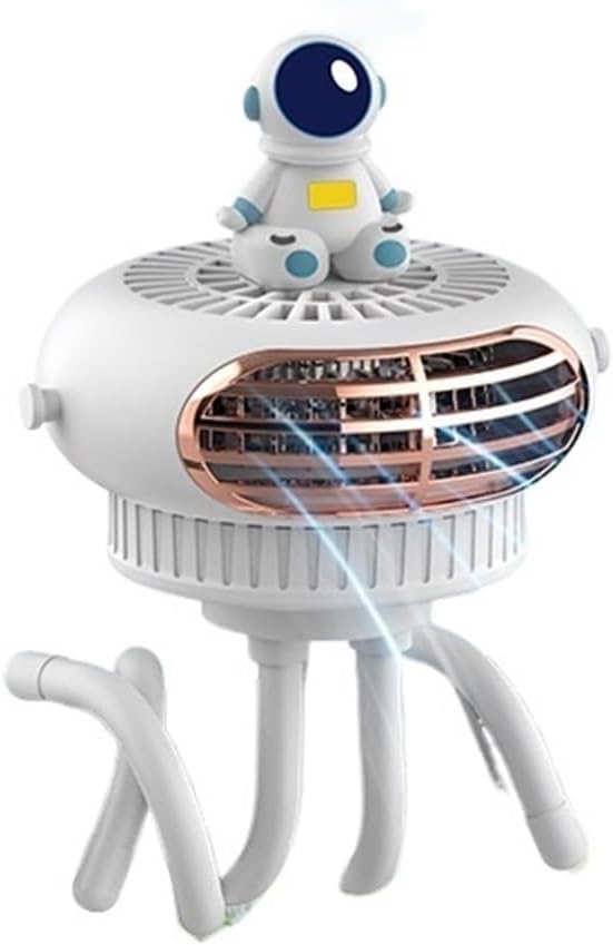 Stroller Octopus Bladeless Fan Handheld Winding Portable Large Capacity Mini Aromatherapy Small