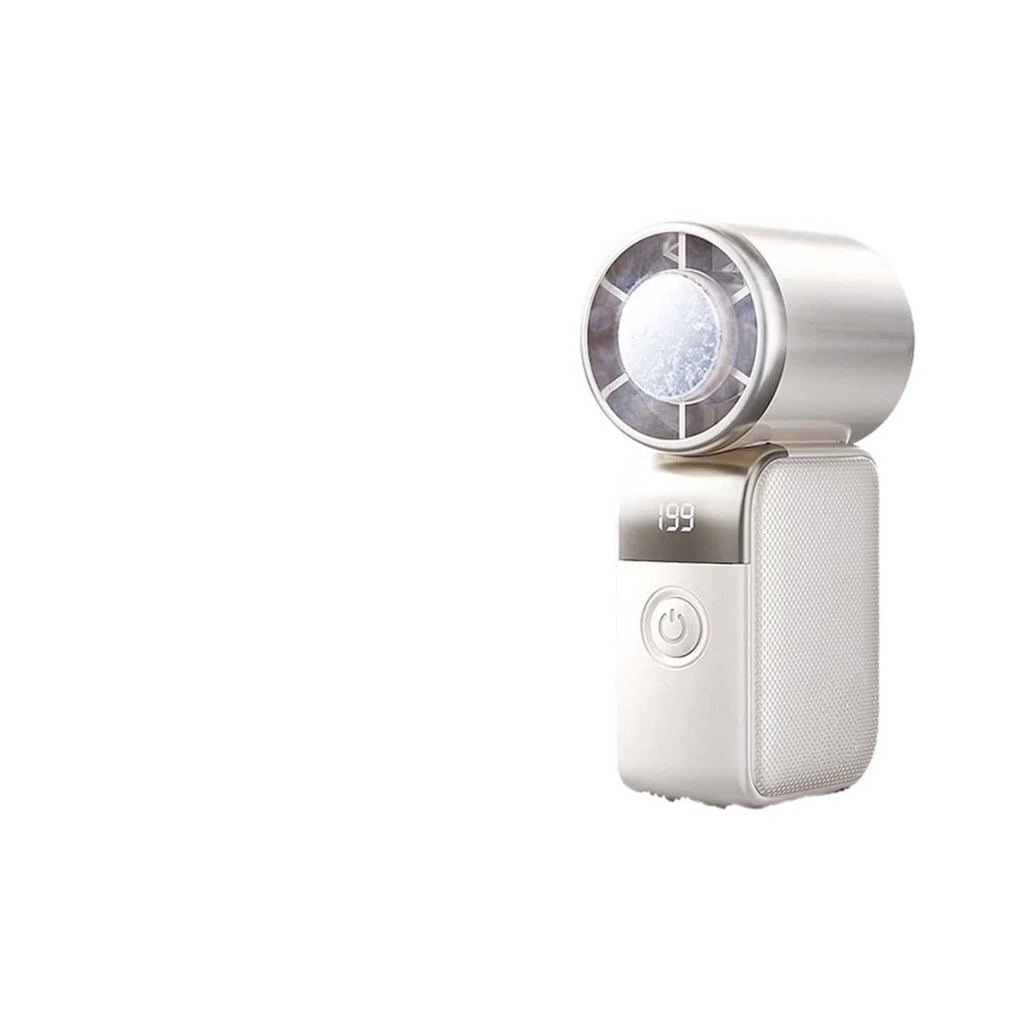 Of the mini portable handheld cooling fan USB rechargeable brushless motor high-speed turbine small wind cannon