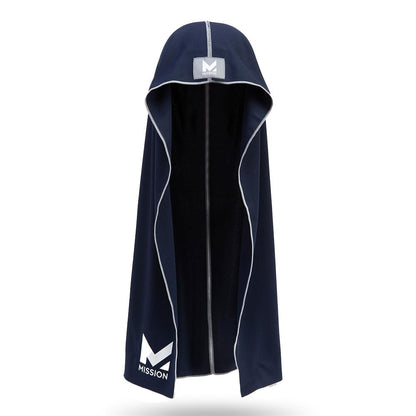 MISSION Cooling Hoodie Towel, Evaporative Cool Technology, Cools Instantly When Wet, UPF 50 Sun Protection, Contours Your Head to Stay in Place, Great for Sports, Fitness, Gym