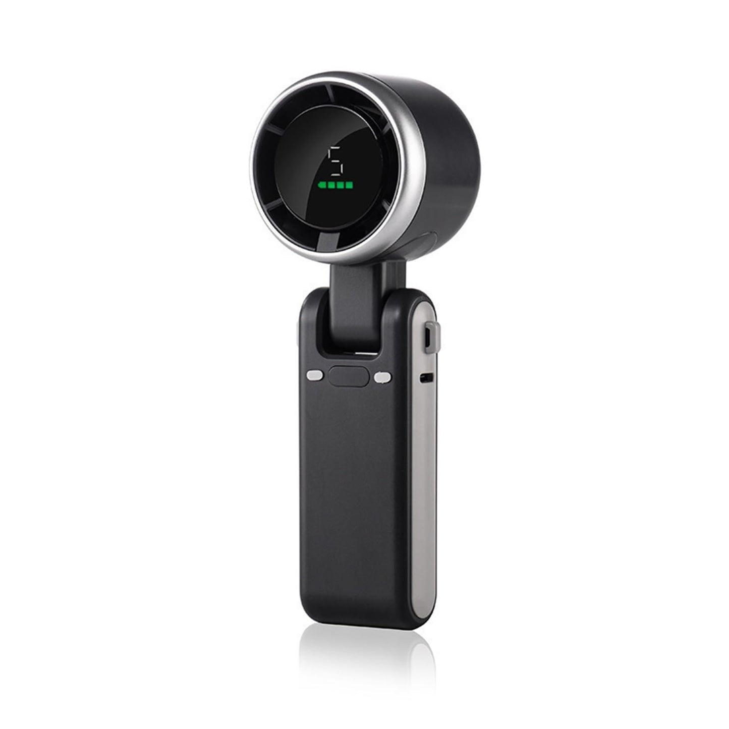 Outdoor handheld high-speed turbocharged USB desktop digital display hanging neck mini fan