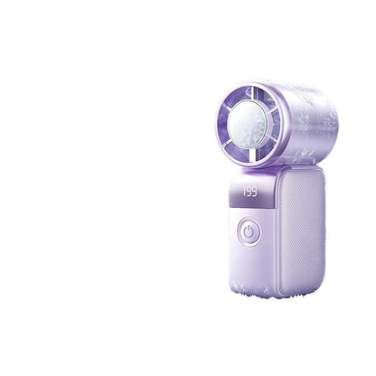 Of the mini portable handheld cooling fan USB rechargeable brushless motor high-speed turbine small wind cannon