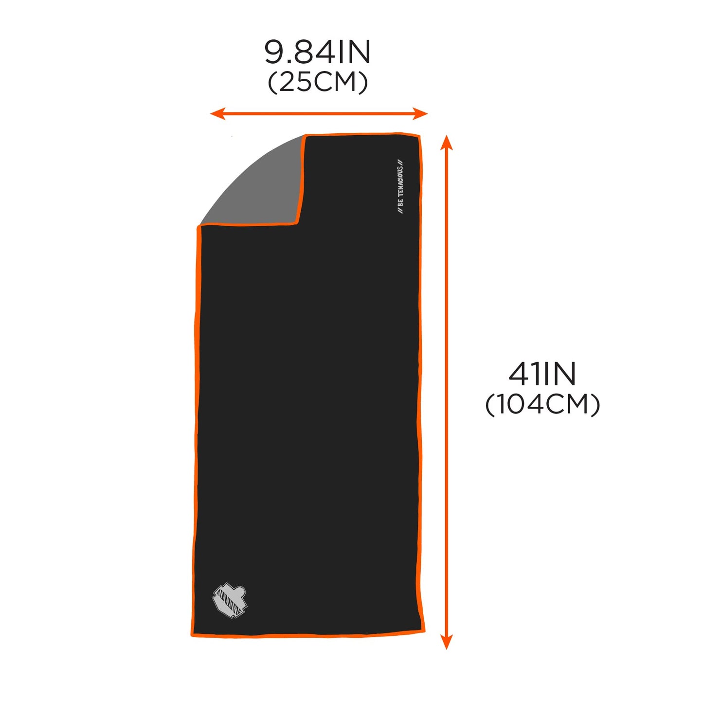 Ergodyne Chill Its 6602MF Cooling Towel, Soft Microfiber Material, UPF 50+,Blue,41" x 9.84"