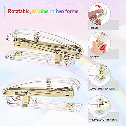 Smart Home EOOUT Gold Office Supplies Set Desk Accessories,