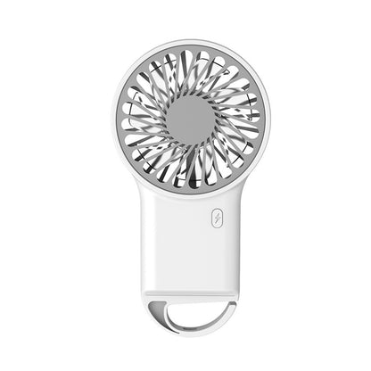 Handheld mountaineering fan USB charging mini desktop small portable | Green