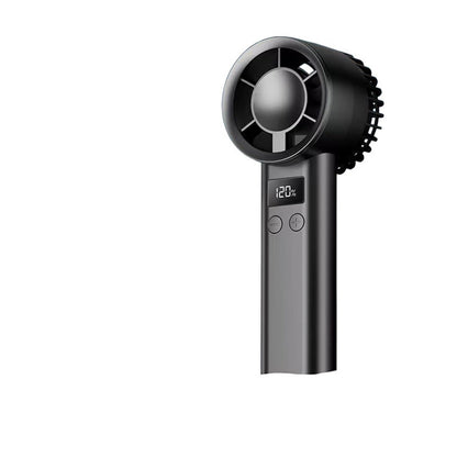 Summer mini turbine handheld fan high speed semiconductor charging outdoor portable small wholesale