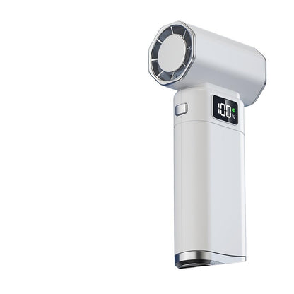 Turbine brushless motor handheld violent small fan super ducted electric | White