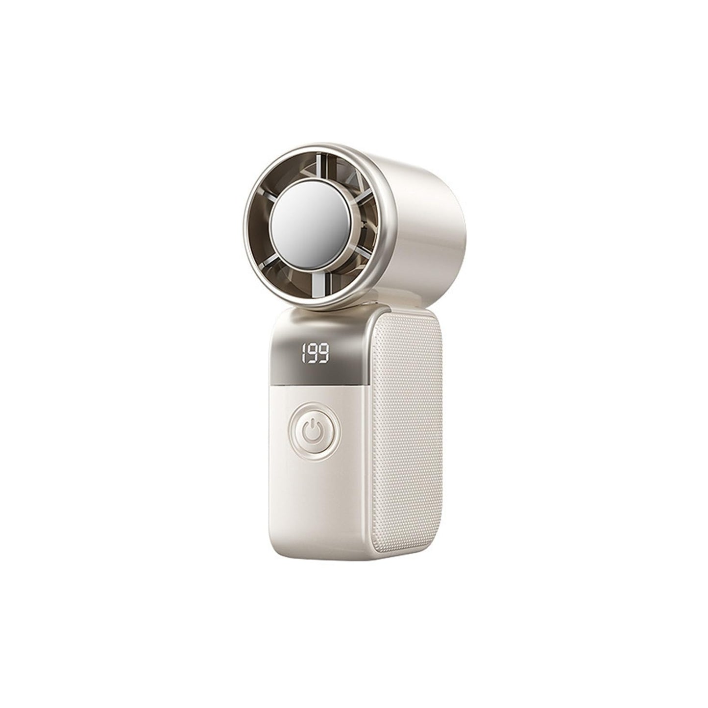 Of the mini portable handheld cooling fan USB rechargeable brushless motor high-speed turbine small wind cannon