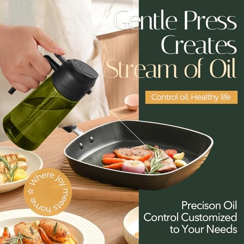 Classic YARRAMATE 16oz/470ml Light-Blocking Dark Oil Sprayer for Cooking, for Daily Use