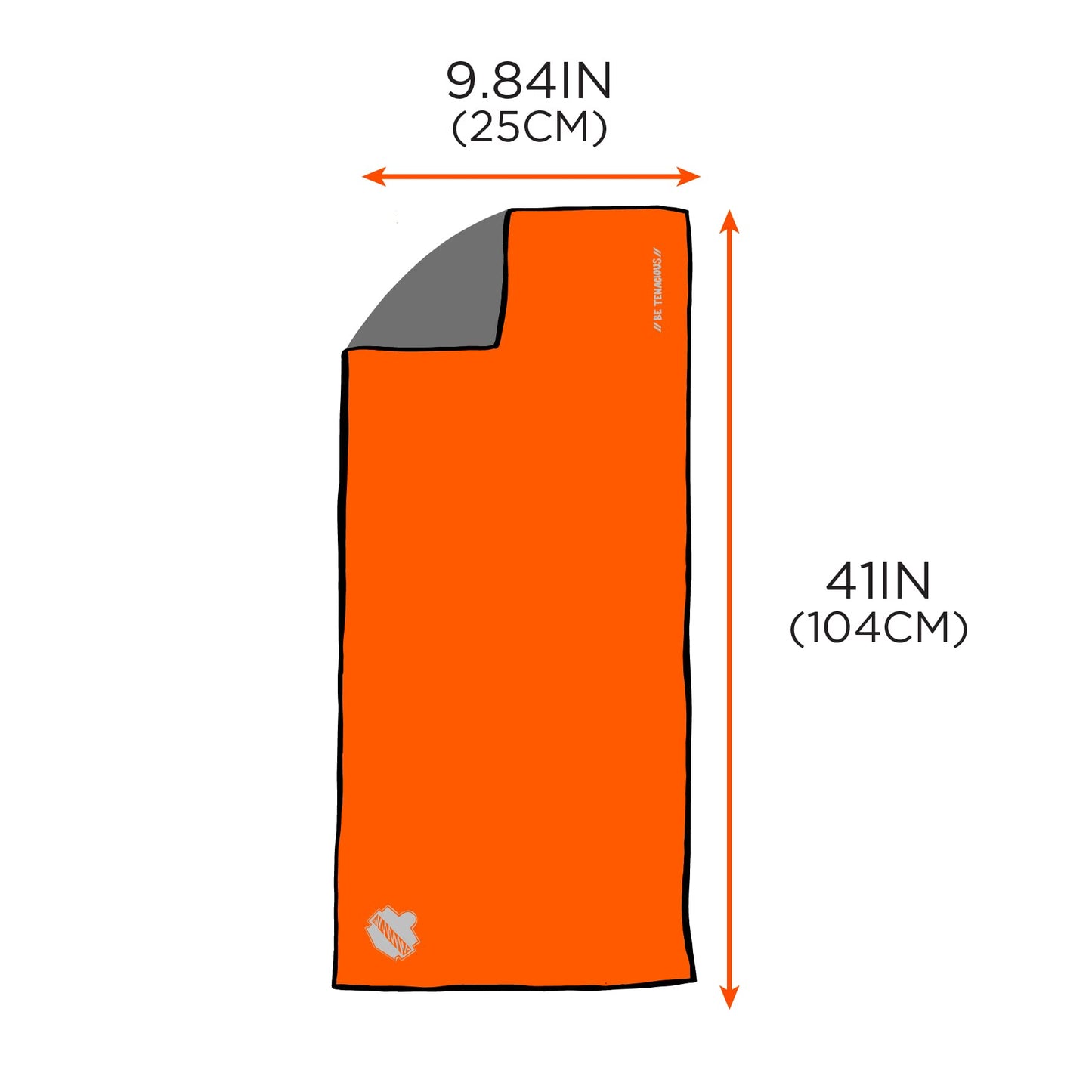 Ergodyne Chill Its 6602MF Cooling Towel, Soft Microfiber Material, UPF 50+,Blue,41" x 9.84"