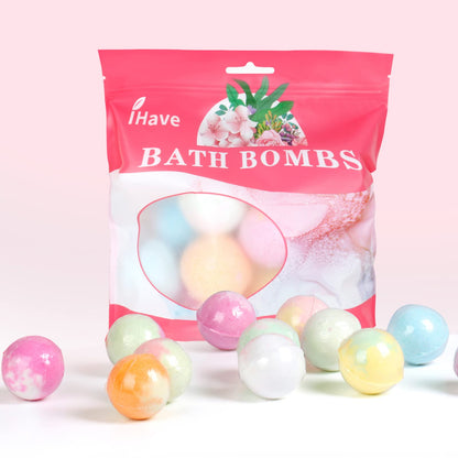iHave Bath Bombs for Kids and Women, 12 Natural Handmade Bath Bomb Gift Set, Bubble Bath Bombs - Perfect Self Care Relaxing Spa Gifts for Women
