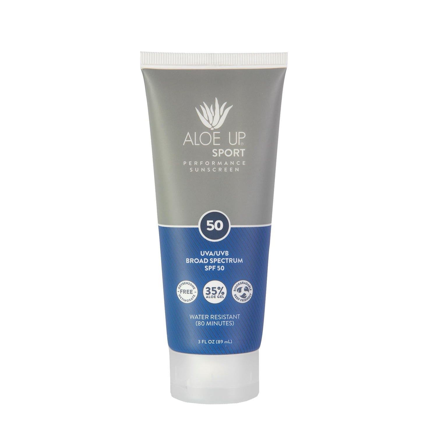 Aloe Up Sport Sunscreen Body Lotion SPF 50 – Broad Spectrum Sunblock With Aloe Vera Gel – Non-Greasy, Skin Sun Protection, No White Cast – Sunscreen – Fragrance-Free – 6 Oz, 2-Pack