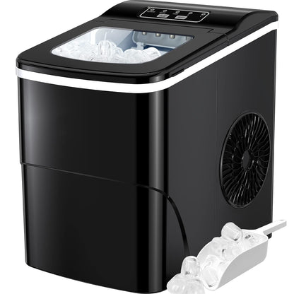 Nugget Ice Maker Countertop - Silonn Smart Pebble Ice Machine, Pellet Ice 44 lbs per Day, Crushed Ice from Timer Function and Status Alerts with Silonn App, Stainless Steel