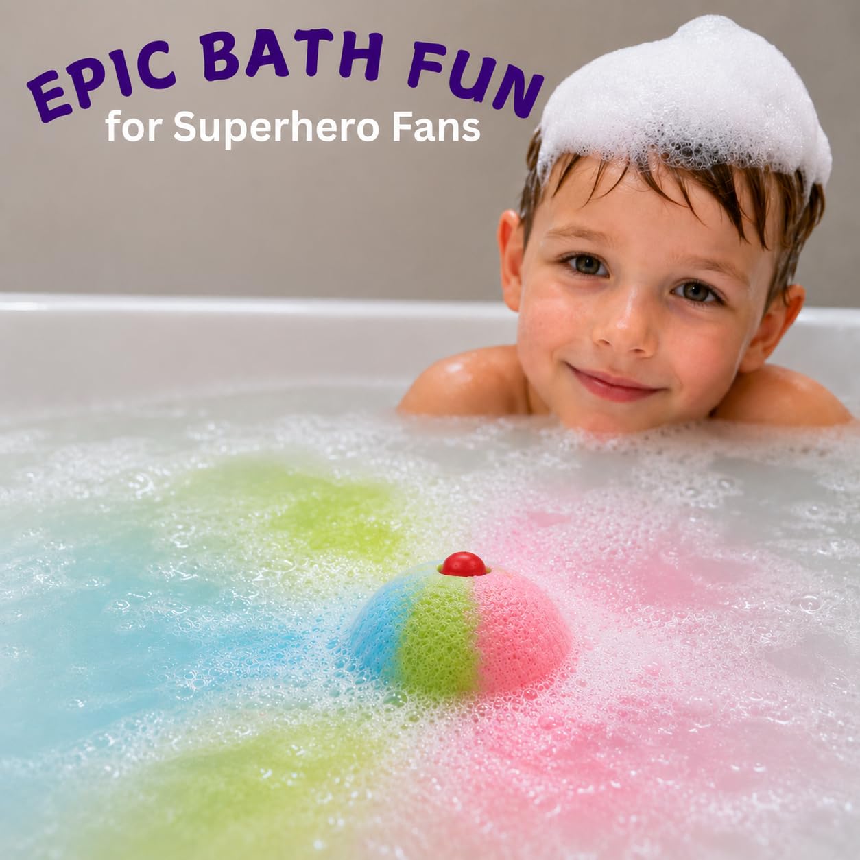 EvolutionUSA 12 Bloom Bath Bombs with Toys - Adorable Girl Bath Bomb Set, Bubbly Kids Bathbombs, Fizzy Bath Ball, Kids Bath Bombs for Girls, Childrens Bath Bomb Set Easter, Birthday, Christmas Gift