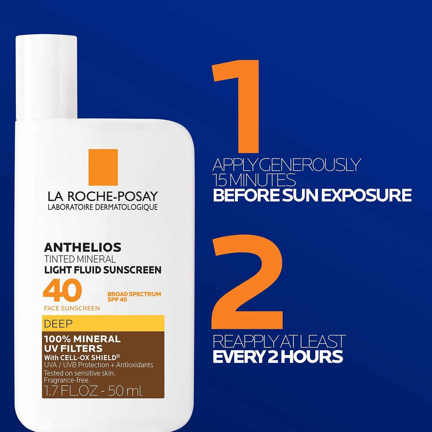 La Roche Posay Anthelios 50 Mineral Tinted Ultra Light Sunscreen Fluid