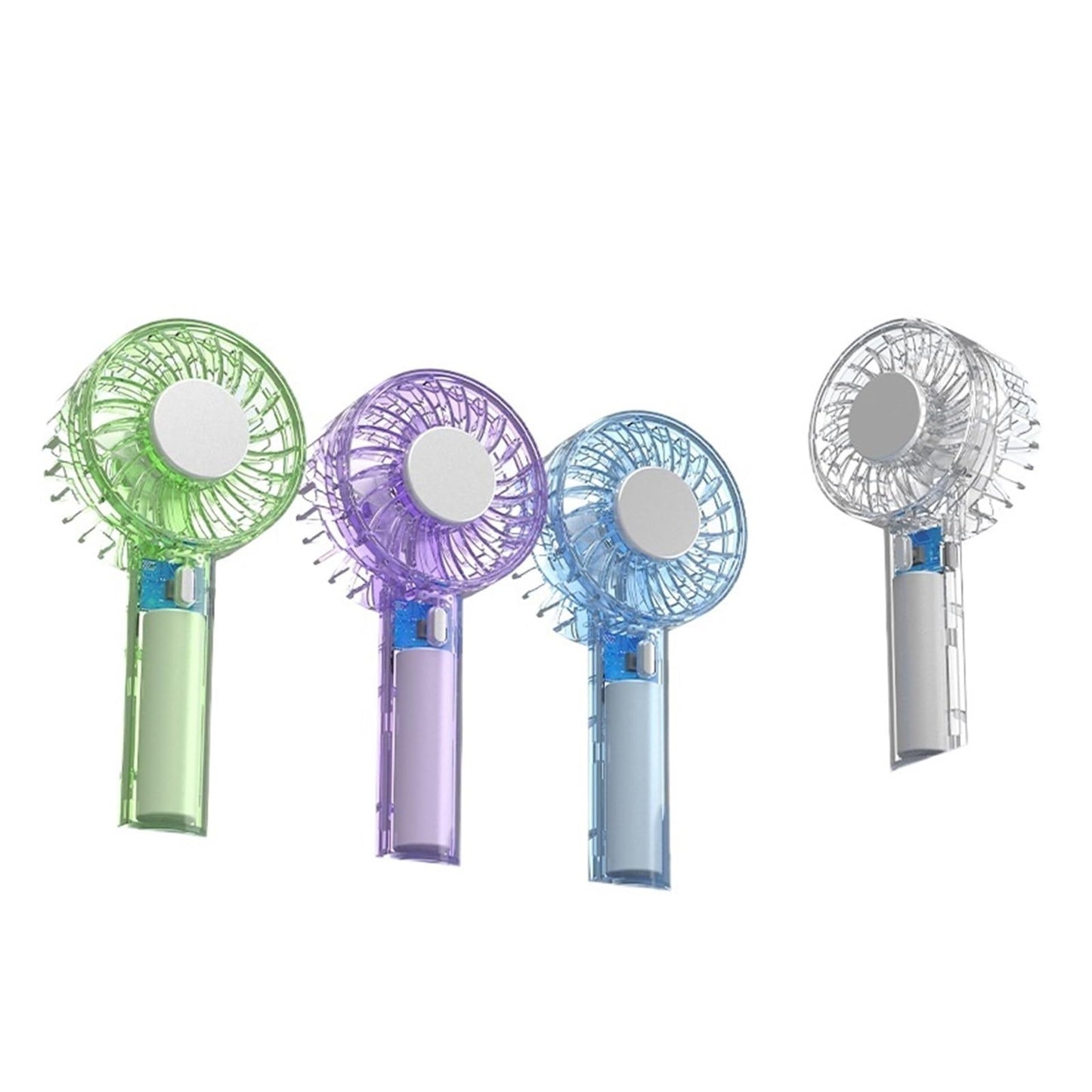 Refrigeration electric fan handheld outdoor small mini rechargeable style | One-Light