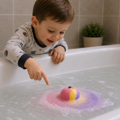 EvolutionUSA 12 Bloom Bath Bombs with Toys - Adorable Girl Bath Bomb Set, Bubbly Kids Bathbombs, Fizzy Bath Ball, Kids Bath Bombs for Girls, Childrens Bath Bomb Set Easter, Birthday, Christmas Gift