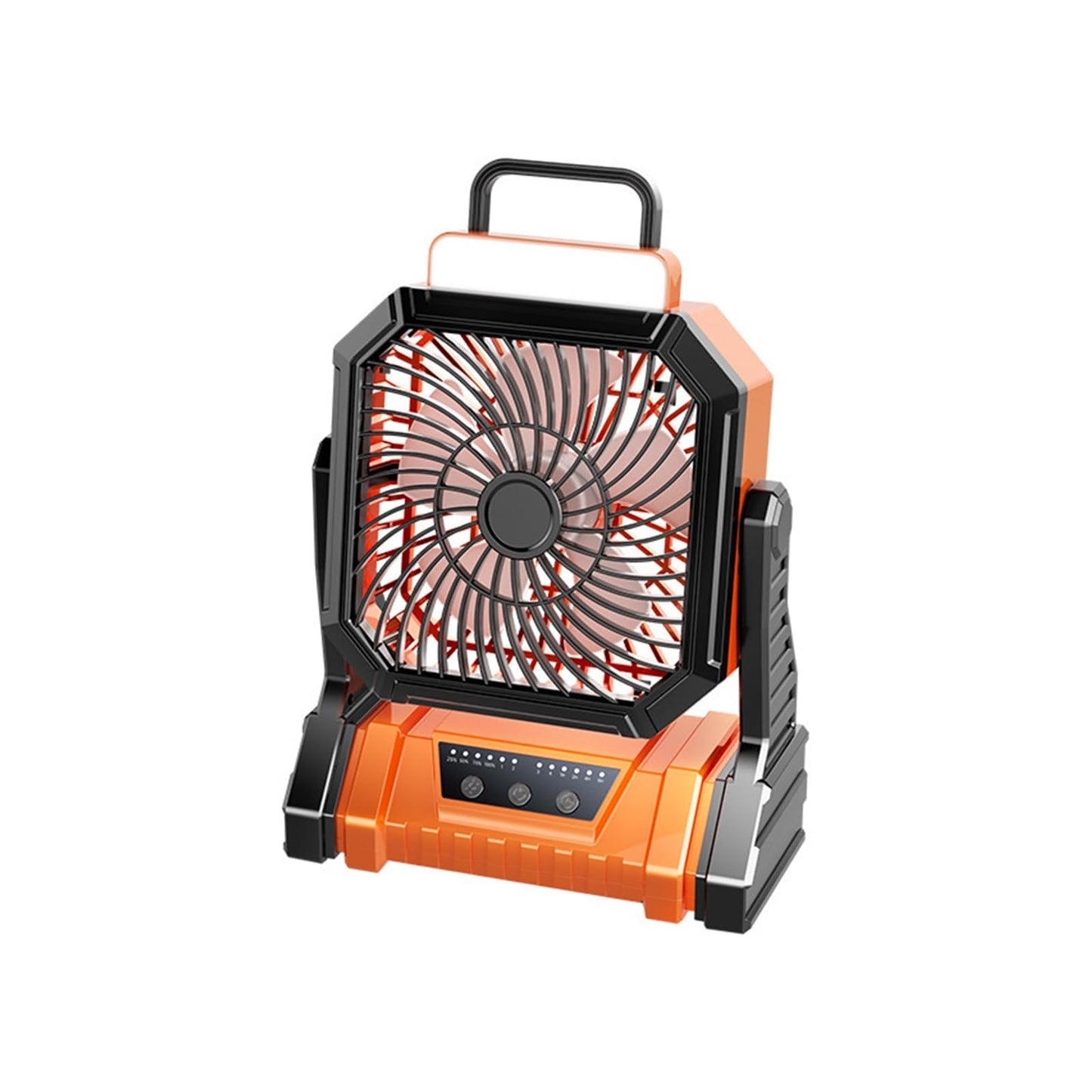 Small cooling fishing desktop fan long battery life construction site lighting charging camping tent portable outdoor