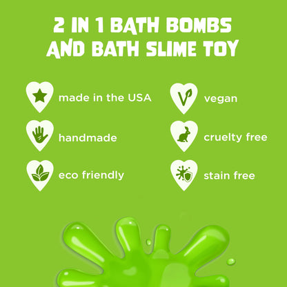 Superhero Bath Bombs for Kids with Surprise Toys Inside (6 Pack) - Large Bubble Bomb Fizzies for Boys, Girls, & Toddlers - Birthday Gift for Kids - Fruity Scent, USA Made by Two Sisters