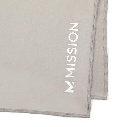 MISSION On-The-Go Cooling Towel, Blue - Soft, Lightweight Fabric - Cools Up to 2 Hours - UPF 50 Sun Protection - Machine Washable