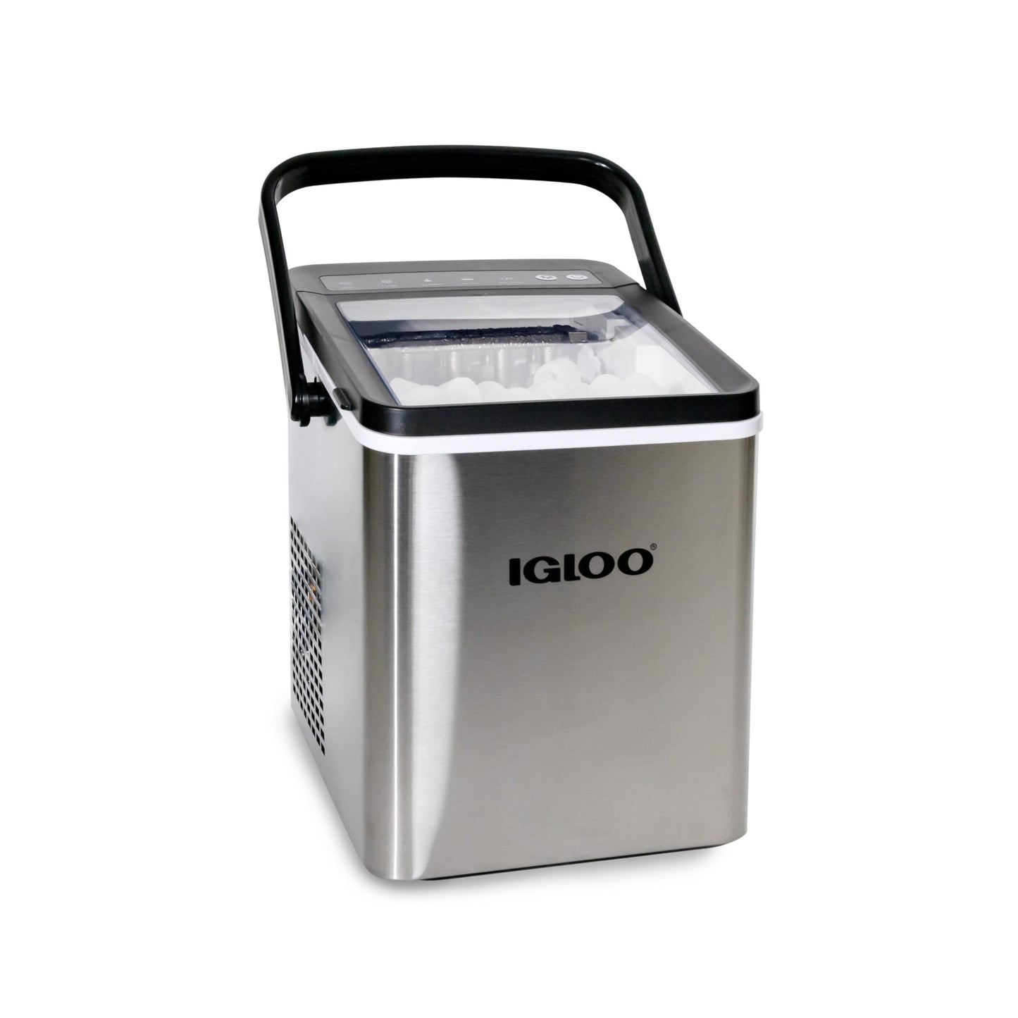 Igloo Automatic Self-Cleaning Portable Electric Countertop Ice Maker Machine with Handle, 26 Pounds in 24 Hours, 9 Ice Cubes Ready in 7 Minutes, with Ice Scoop and Basket
