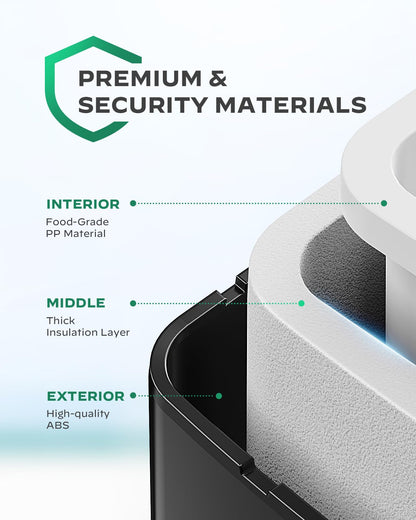 Nugget Ice Maker Countertop - Silonn Smart Pebble Ice Machine, Pellet Ice 44 lbs per Day, Crushed Ice from Timer Function and Status Alerts with Silonn App, Stainless Steel