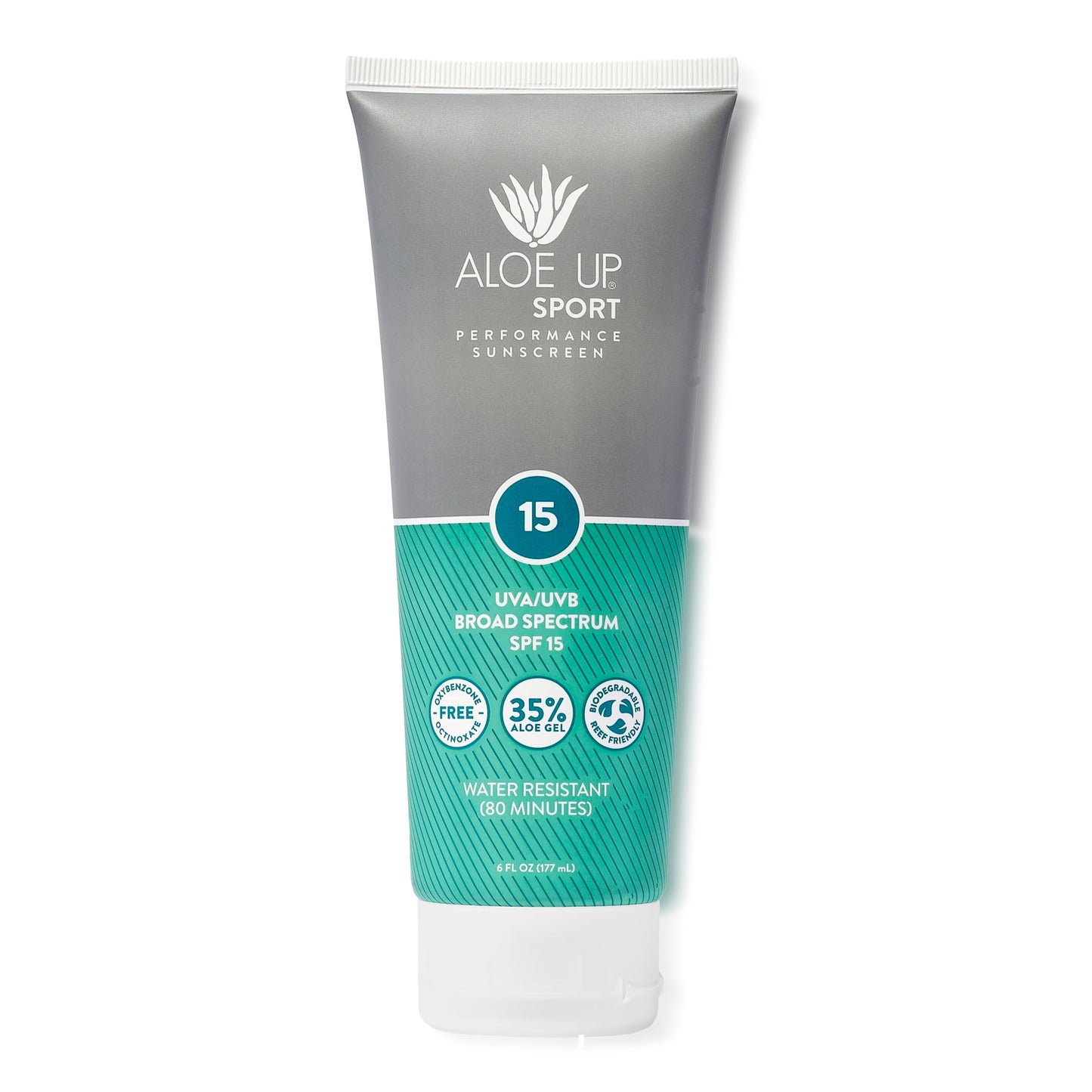 Aloe Up Sport Sunscreen Body Lotion SPF 50 – Broad Spectrum Sunblock With Aloe Vera Gel – Non-Greasy, Skin Sun Protection, No White Cast – Sunscreen – Fragrance-Free – 6 Oz, 2-Pack