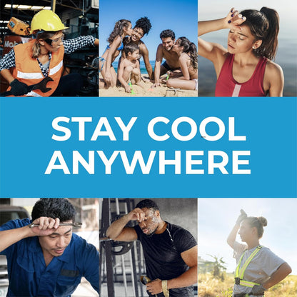 SHAKEitCOOL Original Cooling Towel – Be Cool in Style - Heat Relief, Soft, Lightweight, Sun Protection, Easy Clean - Perfect for Biking, Running, Yoga, Gym, Gardening - Aurora