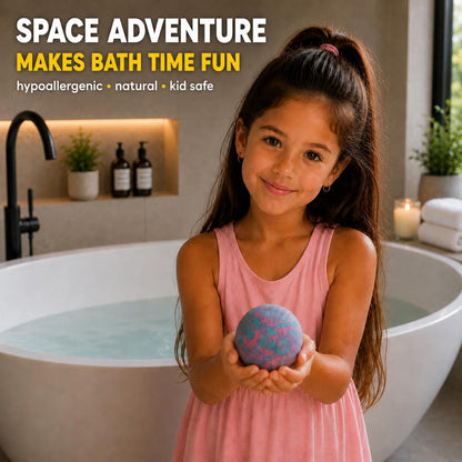 EvolutionUSA 12 Bloom Bath Bombs with Toys - Adorable Girl Bath Bomb Set, Bubbly Kids Bathbombs, Fizzy Bath Ball, Kids Bath Bombs for Girls, Childrens Bath Bomb Set Easter, Birthday, Christmas Gift