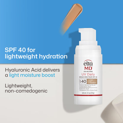 EltaMD UV Daily SPF Face Sunscreen Moisturizer with Zinc Oxide, Daily Face Moisturizer with SPF, Sunscreen for Dry Skin