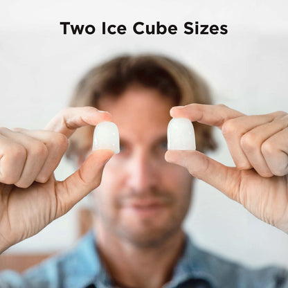 Silonn Nugget Ice Maker Countertop with APP & Voice Control, Self Cleaning Ice Machine with 3L Large Water Tank, 40 lbs/24H Soft Chewable Ice, Portable Pebble Ice Maker for Home, Kitchen and Party