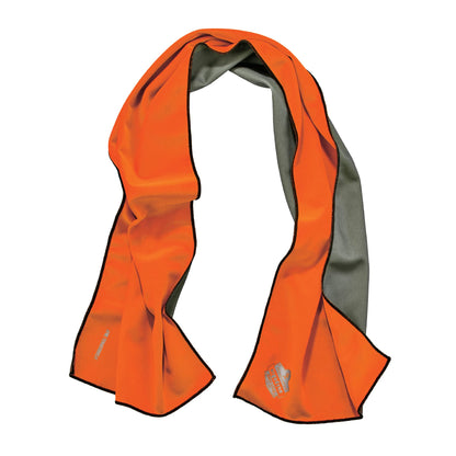 Ergodyne Chill Its 6602MF Cooling Towel, Soft Microfiber Material, UPF 50+,Blue,41" x 9.84"