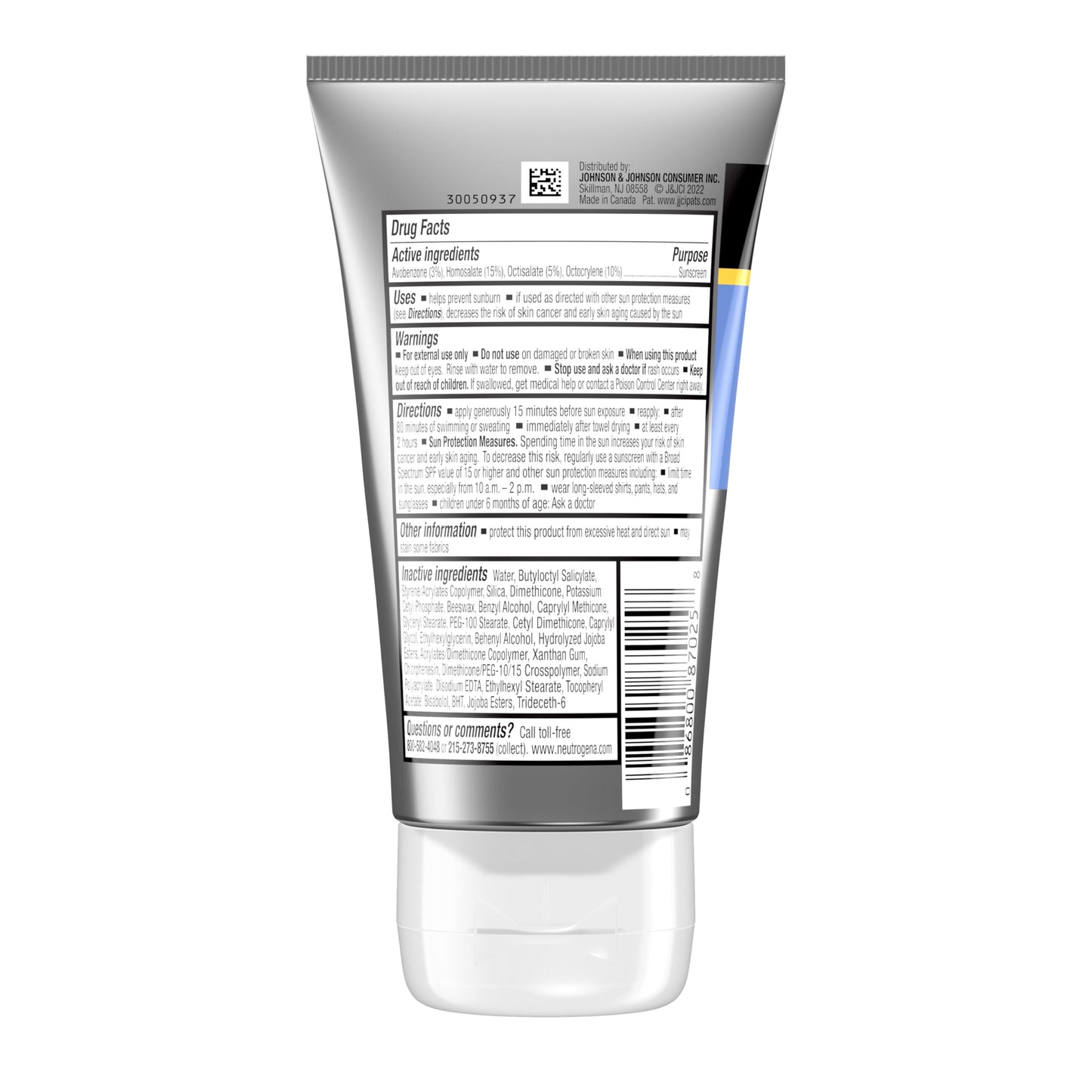 Neutrogena, Sport Face Sunscreen SPF 70+, Oil-Free, Sweat and Water-Resistant, Broad-Spectrum UVA/UVB, 2.5 Fl Oz