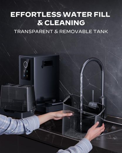 Silonn Nugget Ice Maker Countertop with APP & Voice Control, Self Cleaning Ice Machine with 3L Large Water Tank, 40 lbs/24H Soft Chewable Ice, Portable Pebble Ice Maker for Home, Kitchen and Party