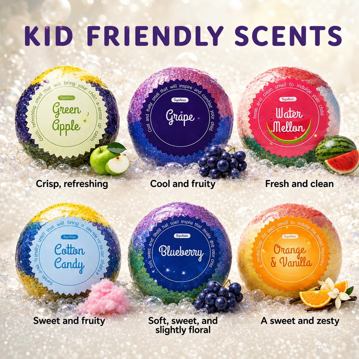 EvolutionUSA 12 Bloom Bath Bombs with Toys - Adorable Girl Bath Bomb Set, Bubbly Kids Bathbombs, Fizzy Bath Ball, Kids Bath Bombs for Girls, Childrens Bath Bomb Set Easter, Birthday, Christmas Gift