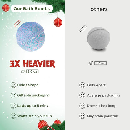 Superhero Bath Bombs for Kids with Surprise Toys Inside (6 Pack) - Large Bubble Bomb Fizzies for Boys, Girls, & Toddlers - Birthday Gift for Kids - Fruity Scent, USA Made by Two Sisters