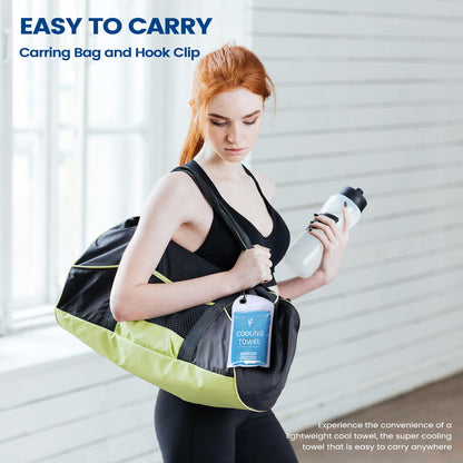 Clothirily Cooling Towels for Women Men, Breathable Cooling Towels for Neck and Face, Workout Towel for Hot Weather, Sweat Towel for Gym Yoga, Camping, Fitness, Running, Traveling, 6 Pack 40"x12"