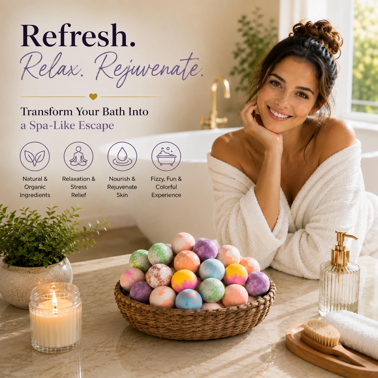 EvolutionUSA 12 Bloom Bath Bombs with Toys - Adorable Girl Bath Bomb Set, Bubbly Kids Bathbombs, Fizzy Bath Ball, Kids Bath Bombs for Girls, Childrens Bath Bomb Set Easter, Birthday, Christmas Gift