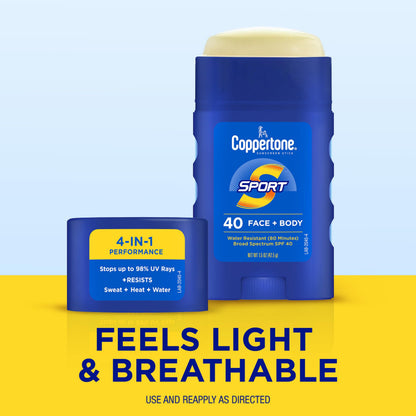 Coppertone SPORT Sunscreen Lotion Broad Spectrum SPF 50 (3 Fluid Ounce) (Packaging may vary)