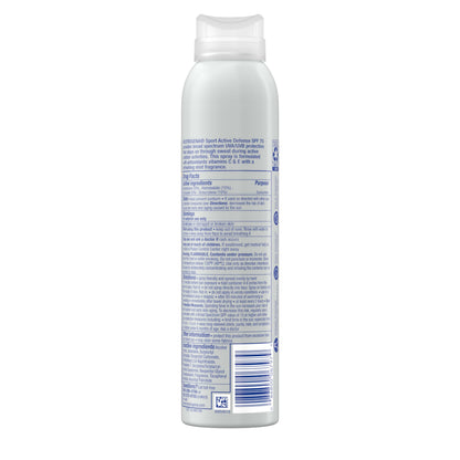 Neutrogena, Sport Face Sunscreen SPF 70+, Oil-Free, Sweat and Water-Resistant, Broad-Spectrum UVA/UVB, 2.5 Fl Oz