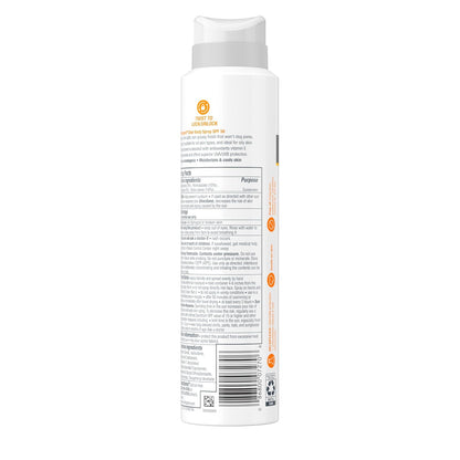 Neutrogena Clear Body SPF 50 Sunscreen Spray, Broad Spectrum UVA/UVB Sun Protection, Water-Resistant, Non-Comedogenic, Lightweight Body Sunscreen with Vitamin E & Niacinamide for Skin Care, 5 oz