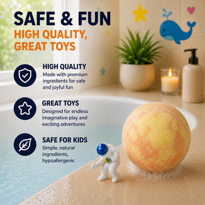 EvolutionUSA 12 Bloom Bath Bombs with Toys - Adorable Girl Bath Bomb Set, Bubbly Kids Bathbombs, Fizzy Bath Ball, Kids Bath Bombs for Girls, Childrens Bath Bomb Set Easter, Birthday, Christmas Gift