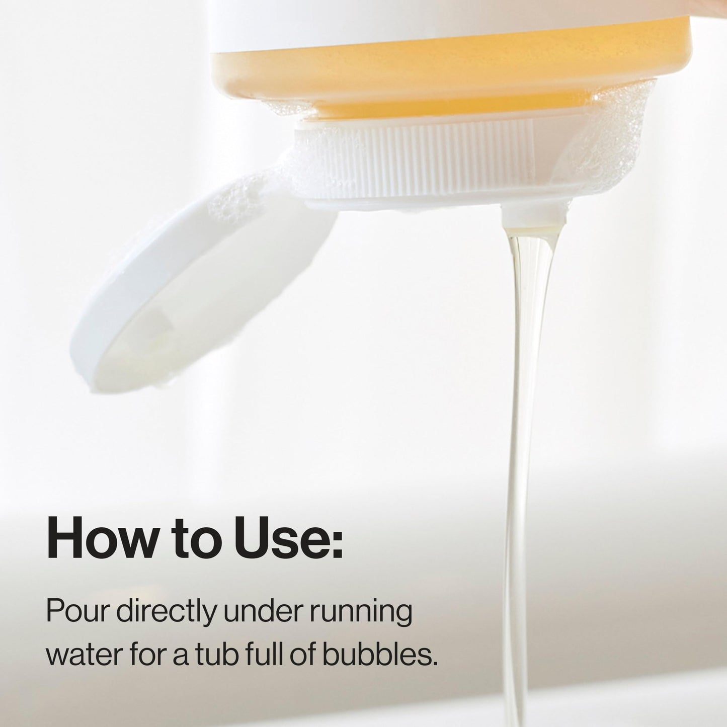 The Honest Company Foaming Bubble Bath & Baby Wash, Tear-Free, Hypoallergenic, Natural Formula, Lavender Calm Scent, 12 fl oz
