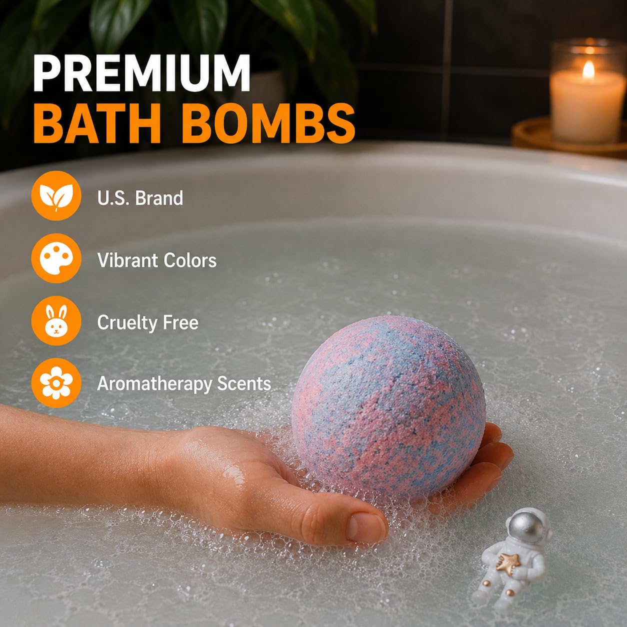 EvolutionUSA 12 Bloom Bath Bombs with Toys - Adorable Girl Bath Bomb Set, Bubbly Kids Bathbombs, Fizzy Bath Ball, Kids Bath Bombs for Girls, Childrens Bath Bomb Set Easter, Birthday, Christmas Gift